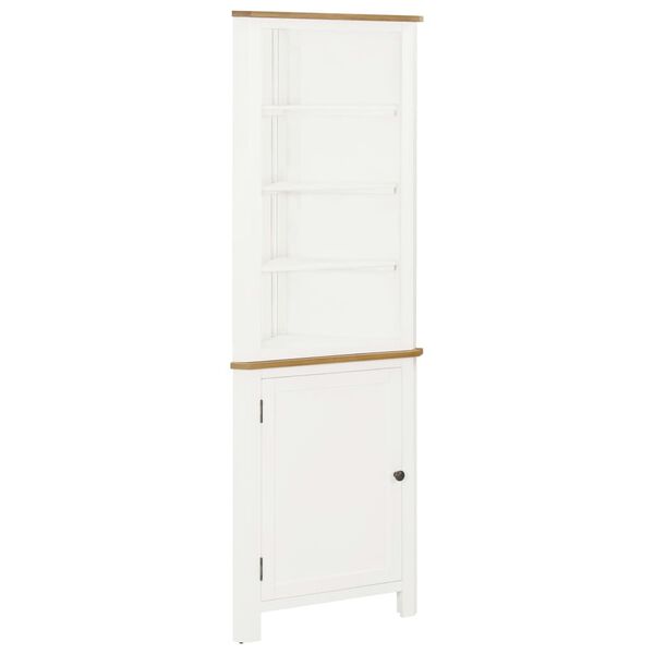 vidaXL Έπιπλο/Ντουλάπι Γωνιακό 59 x 36 x 180 εκ. από Μασίφ Ξύλο Δρυός