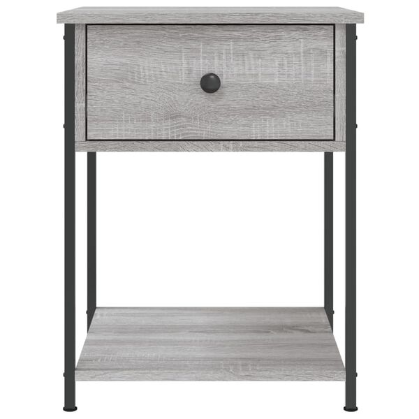 vidaXL Κομοδίνο Γκρι Sonoma 44 x 45 x 58 εκ. από Επεξεργασμένο Ξύλο
