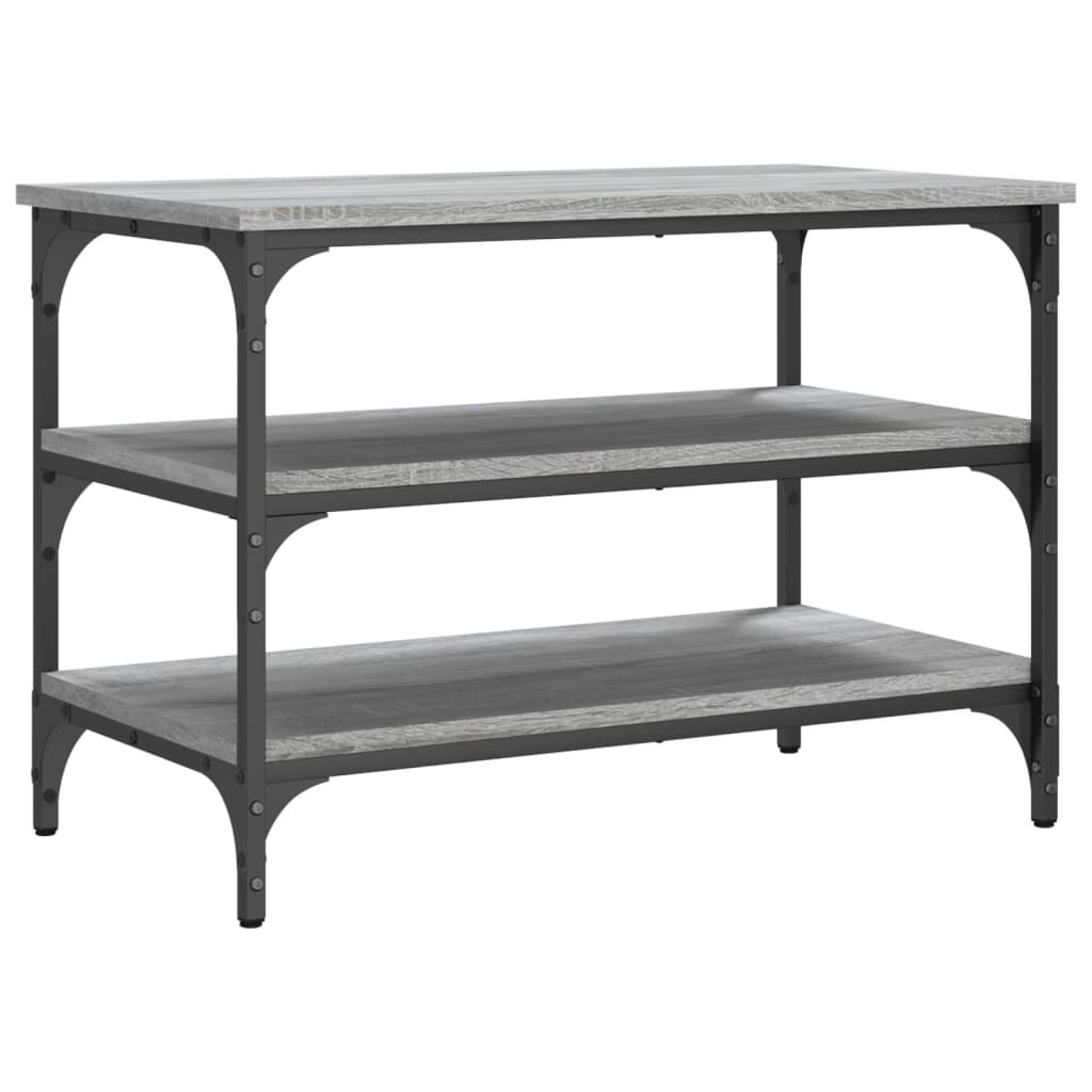vidaXL Παπουτσοθήκη Γκρι Sonoma 70x38,5x49 εκ. από Επεξεργασμένο Ξύλο