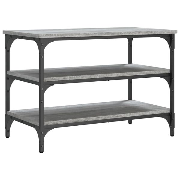 vidaXL Παπουτσοθήκη Γκρι Sonoma 70x38,5x49 εκ. από Επεξεργασμένο Ξύλο