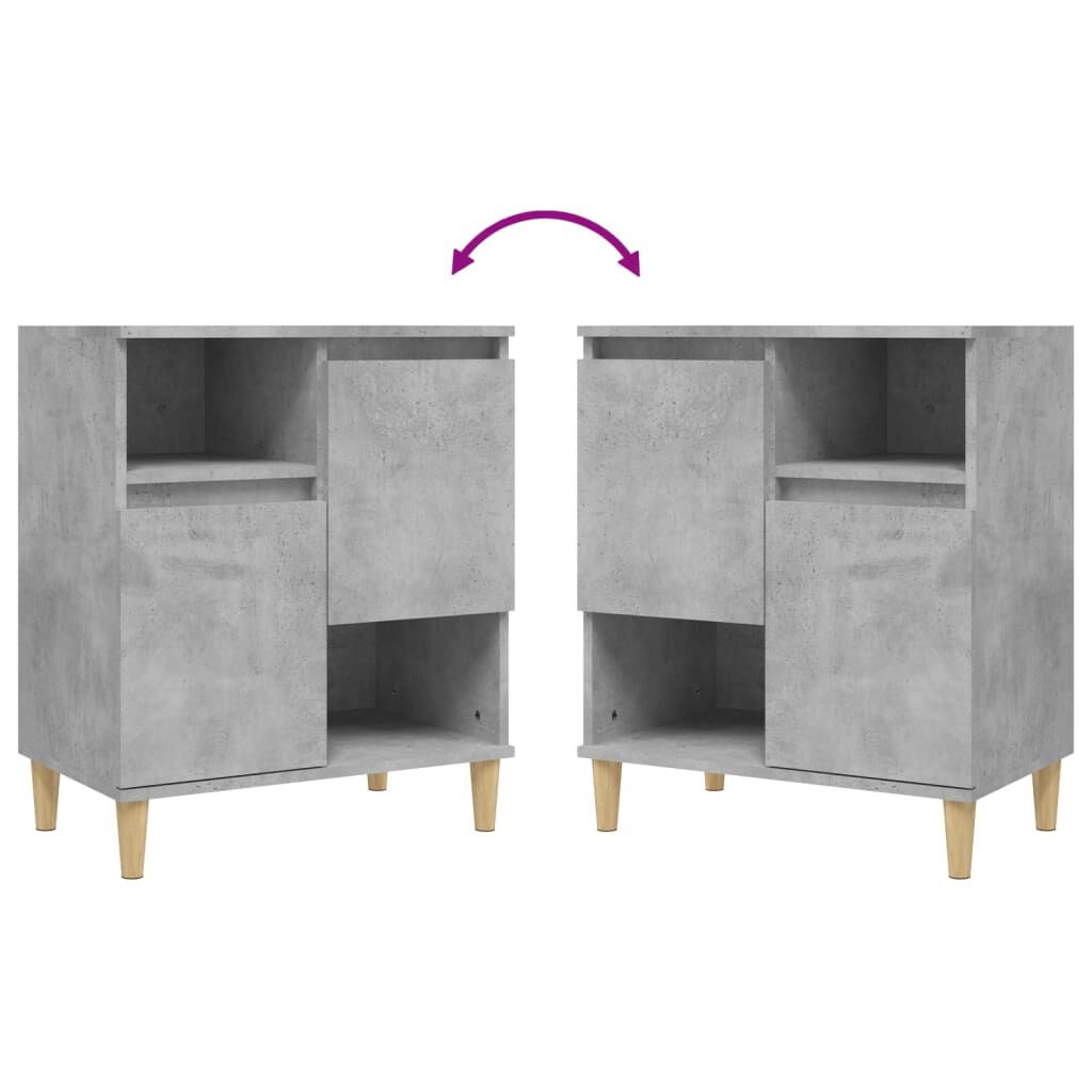 vidaXL Ντουλάπι Γκρι Σκυροδέματος 60x35x70 εκ. Επεξεργασμένο Ξύλο