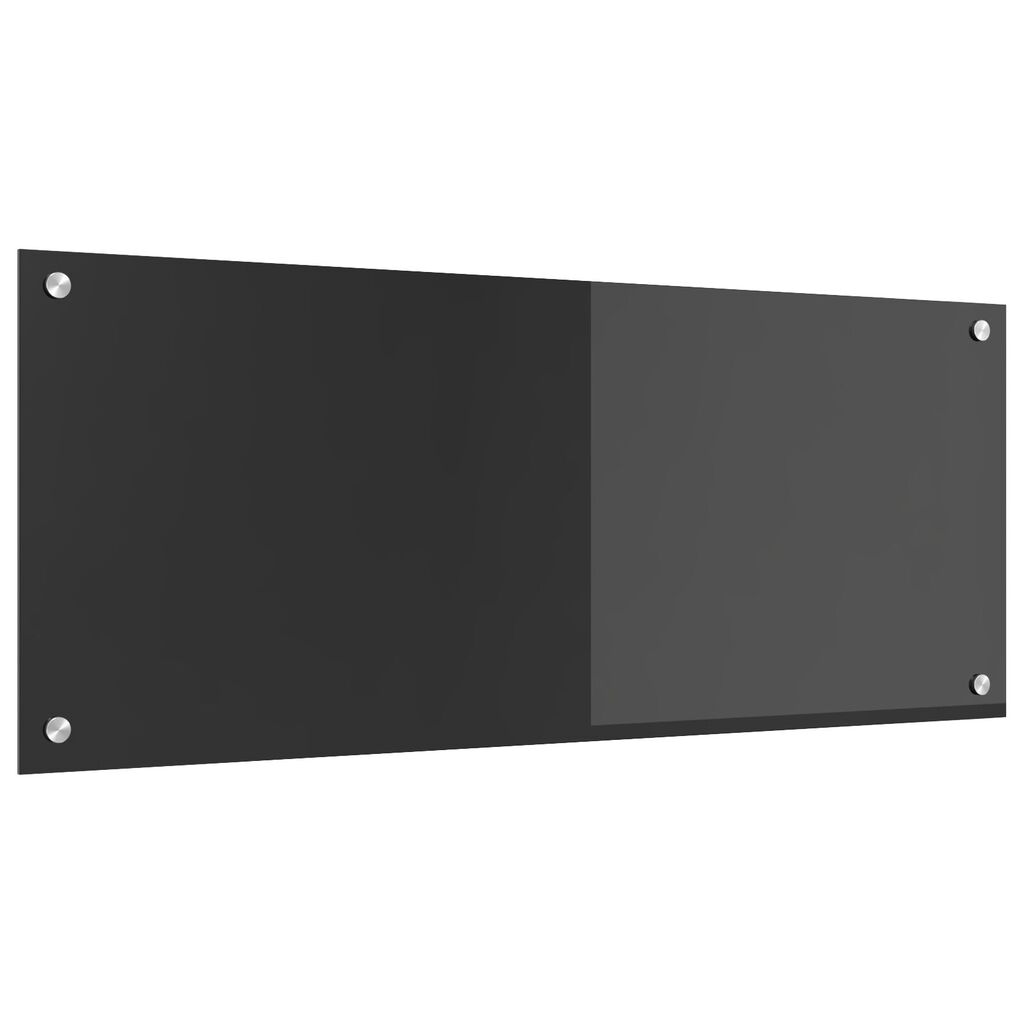 vidaXL Πλάκα Κουζίνας Σκούρο Γκρι 100x40x0,6 εκ Σκληρυμένο Γυαλί