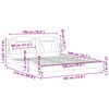 vidaXL Σκελετός Κρεβατιού Viana Χωρίς Στρώμα Καπουτσίνο 180x200εκ. Συνθ. Δέρμα