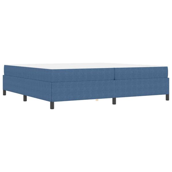 vidaXL Σκελετός Κρεβατιού Μπλε 200 x 200 cm Βελούδο