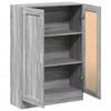 vidaXL Βιβλιοθήκη Γκρι Sonoma 82,5 x 30,5 x 115 εκ. Επεξεργασμένο Ξύλο