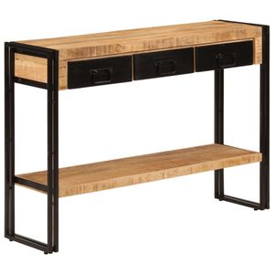 vidaXL &Tau;&rho;&alpha;&pi;έ&zeta;&iota; &Kappa;&omicron;&nu;&sigma;ό&lambda;&alpha; 110 x 30 x 76 &epsilon;&kappa;. &alpha;&pi;ό &Mu;&alpha;&sigma;ί&phi; &Xi;ύ&lambda;&omicron; &Mu;ά&nu;&gamma;&kappa;&omicron;
