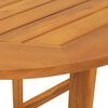 vidaXL Τραπέζι Κήπου Καφέ 78 x 46 x 75 εκ Μασίφ ξύλο ακακίας