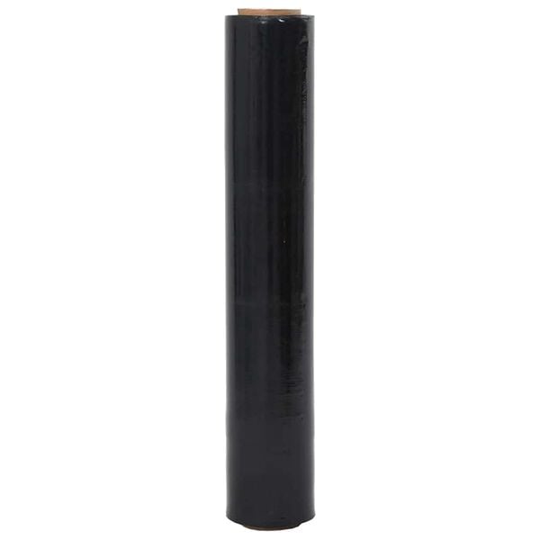 vidaXL Stretch Film 2 τεμάχια Μαύρο 17 μm 50 cm x 150 m