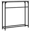vidaXL Τραπέζι Κονσόλα Γκρι Sonoma 75 x 19,5 x 75 εκ. Επεξεργ. Ξύλο