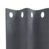 vidaXL Κουρτίνες 2 pcs Ανοιχτό γκρι 140 x 140 cm Βελούδο