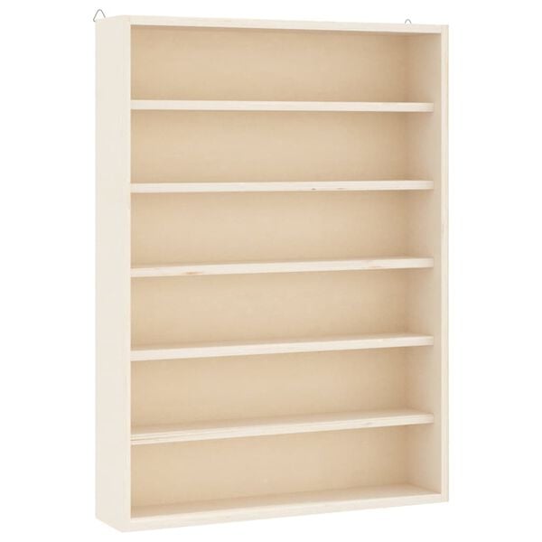 vidaXL Ξύλινη συλλεκτική βιτρίνα με 6 ράφια 40x8,5x55 εκ.