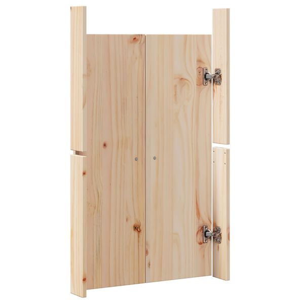 vidaXL Πόρτες Εξωτερικής Κουζίνας 2 τμχ 50x9x82 εκ. Μασίφ Ξύλο Πεύκου