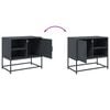 vidaXL Έπιπλο Τηλεόρασης Ανθρακί 68x39x60,5 εκ. από Χάλυβα
