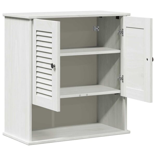 vidaXL Κρεμαστό Ντουλάπι Μπάνιου Λευκό 67.5 x 34 x 71.5 εκ