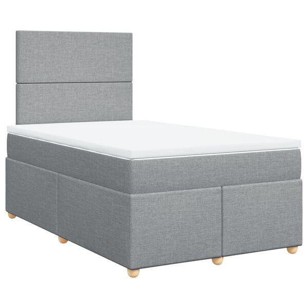 vidaXL &Kappa;&rho;&epsilon;&beta;ά&tau;&iota; Boxspring &mu;&epsilon; &Sigma;&tau;&rho;ώ&mu;&alpha; &Alpha;&nu;&omicron;&iota;&chi;&tau;ό &Gamma;&kappa;&rho;&iota; 120x200 &epsilon;&kappa;. &Upsilon;&phi;&alpha;&sigma;&mu;ά&tau;&iota;&nu;&omicron;