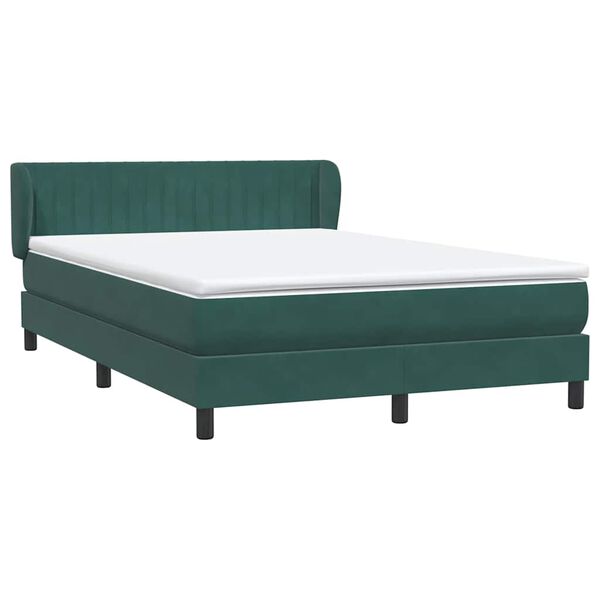 vidaXL &Kappa;&rho;&epsilon;&beta;ά&tau;&iota; Boxspring &mu;&epsilon; &Sigma;&tau;&rho;ώ&mu;&alpha; &Sigma;&kappa;&omicron;ύ&rho;&omicron; &Pi;&rho;ά&sigma;&iota;&nu;&omicron; 160x210&epsilon;&kappa;. &Beta;&epsilon;&lambda;&omicron;ύ&delta;&iota;&nu;&omicron;