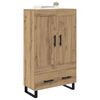 vidaXL Highboard Artisan Oak 69,5 x 31 x 115 &epsilon;&kappa;. &Epsilon;&pi;&epsilon;&xi;&epsilon;&rho;&gamma;&alpha;&sigma;&mu;έ&nu;&omicron; &xi;ύ&lambda;&omicron;
