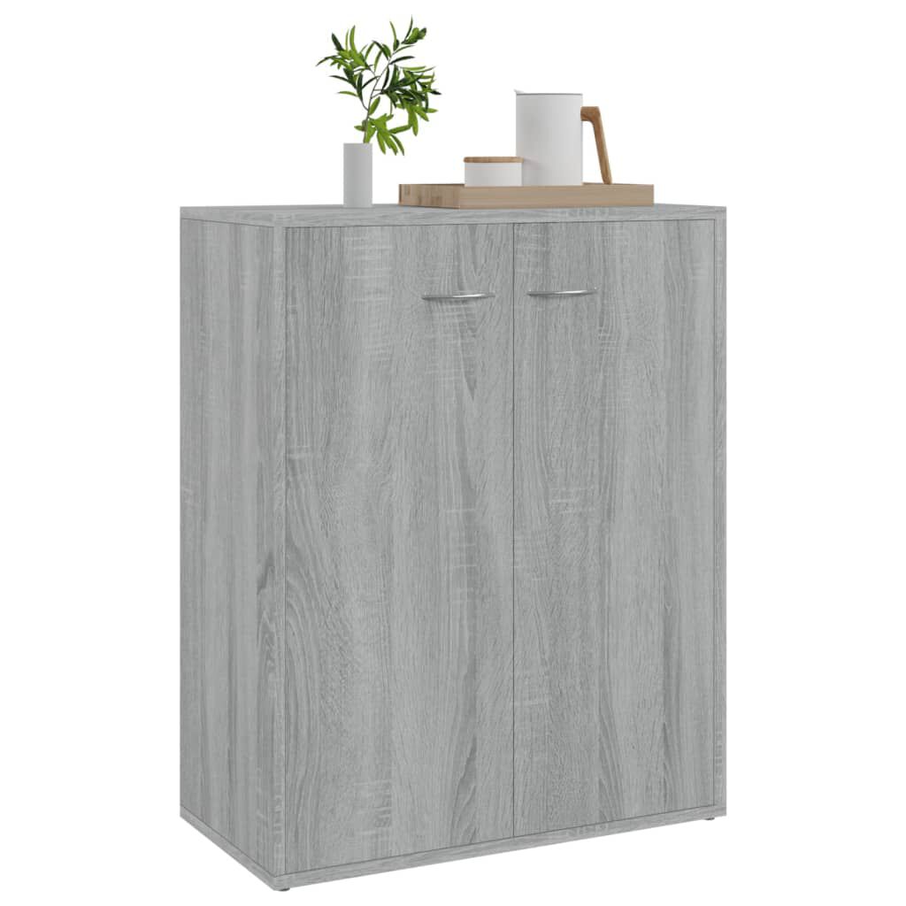 vidaXL Ντουλάπι Γκρι Sonoma 60x30x75 εκ. από Επεξεργασμένο Ξύλο