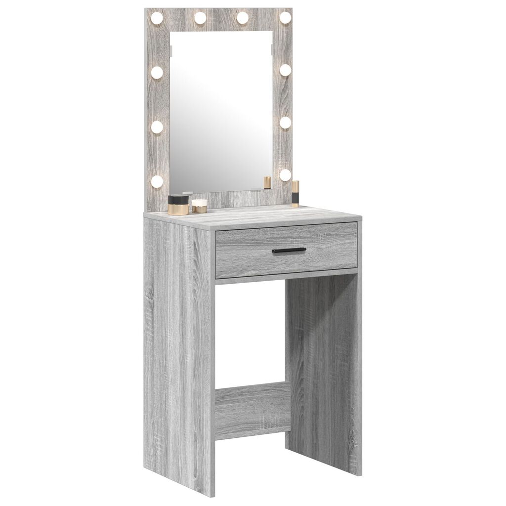 vidaXL Βαθμολόγηση με LED Φώτα Γκρι Σοσόν 50x41x135 εκ