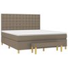vidaXL &Kappa;&rho;&epsilon;&beta;ά&tau;&iota; Boxspring &mu;&epsilon; &Sigma;&tau;&rho;ώ&mu;&alpha; Taupe 160x200 &epsilon;&kappa;. &Upsilon;&phi;&alpha;&sigma;&mu;ά&tau;&iota;&nu;&omicron;