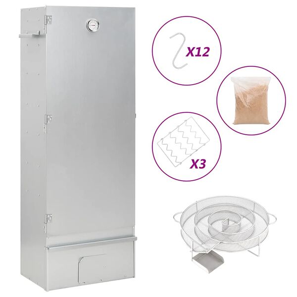 vidaXL &Kappa;&alpha;&pi;&nu;&iota;&sigma;&tau;ή&rho;&iota;&omicron; &Mu;&pi;ά&rho;&mu;&pi;&epsilon;&kappa;&iota;&omicron;&upsilon; &mu;&epsilon; &Sigma;ύ&sigma;&tau;&eta;&mu;&alpha; &Kappa;&rho;ύ&omicron;&upsilon; &Kappa;&alpha;&pi;&nu;&omicron;ύ &Gamma;&alpha;&lambda;&beta;&alpha;&nu;. &Chi;ά&lambda;&upsilon;&beta;&alpha;&sigmaf;