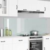 vidaXL Πίσω Πάνελ Κουζίνας Λευκό 90 x 60 cm σκληρυμένο γυαλί