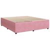 vidaXL &Kappa;&rho;&epsilon;&beta;ά&tau;&iota; Boxspring &mu;&epsilon; &Sigma;&tau;&rho;ώ&mu;&alpha; &Rho;&omicron;&zeta; 200x200 &epsilon;&kappa;. &Beta;&epsilon;&lambda;&omicron;ύ&delta;&iota;&nu;&omicron;