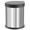 Hailo Κάδος Απορριμ. Ντουλαπιού Compact-Box Μ/15 L Αν. Ατσάλι 3555-101