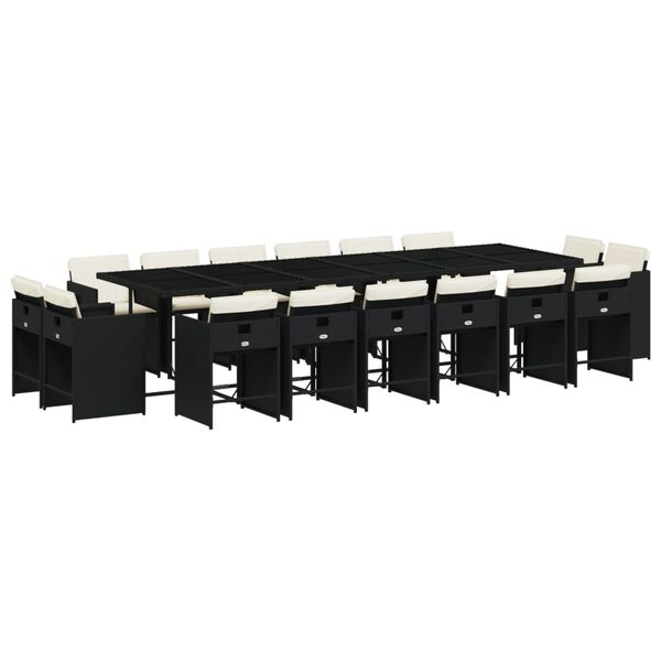 vidaXL &Sigma;&epsilon;&tau; &Tau;&rho;&alpha;&pi;&epsilon;&zeta;&alpha;&rho;ί&alpha;&sigmaf; &Kappa;ή&pi;&omicron;&upsilon; 17 &tau;&epsilon;&mu; &Mu;&alpha;ύ&rho;&omicron; &alpha;&pi;ό &Sigma;&upsilon;&nu;&theta;. &Rho;&alpha;&tau;ά&nu; &mu;&epsilon; &Mu;&alpha;&xi;&iota;&lambda;ά&rho;&iota;&alpha;