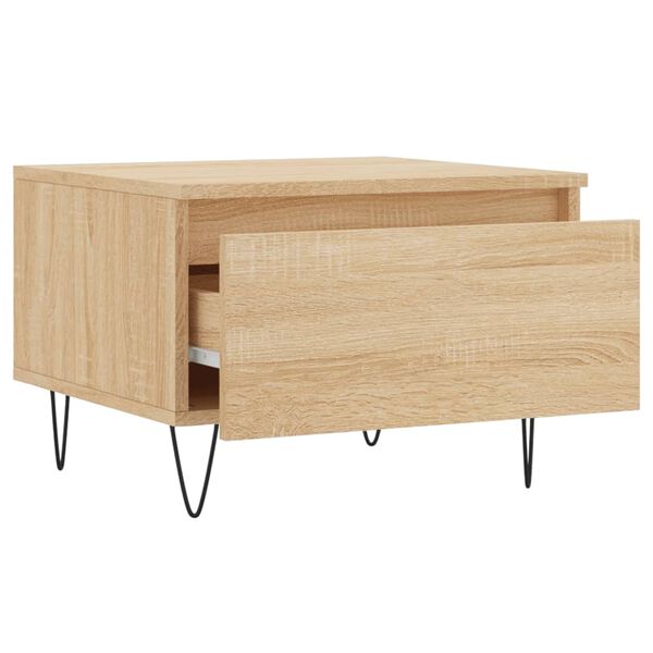 vidaXL Τραπεζάκι Σαλονιού Sonoma Δρυς 50x46x35 εκ. Επεξεργασμ. Ξύλο