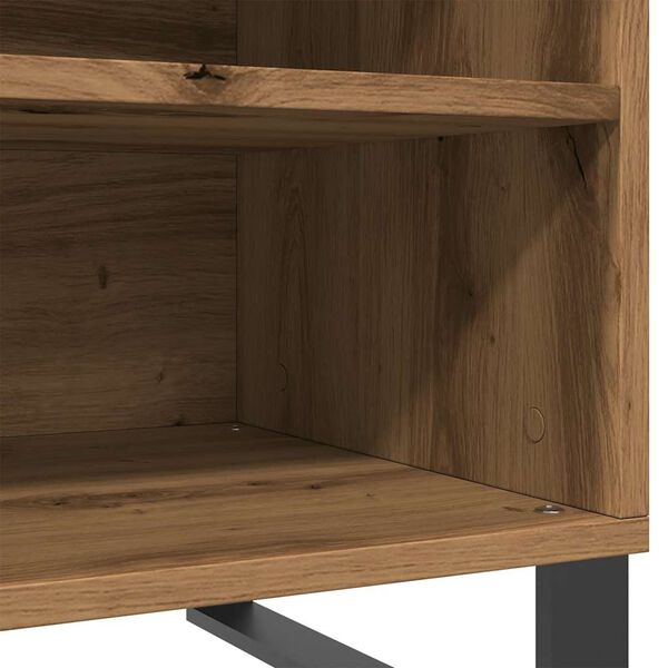 vidaXL Δισκοθήκη Δρυς τεχνίτης 84,5x38x48 εκ. από Επεξεργασμένο Ξύλο