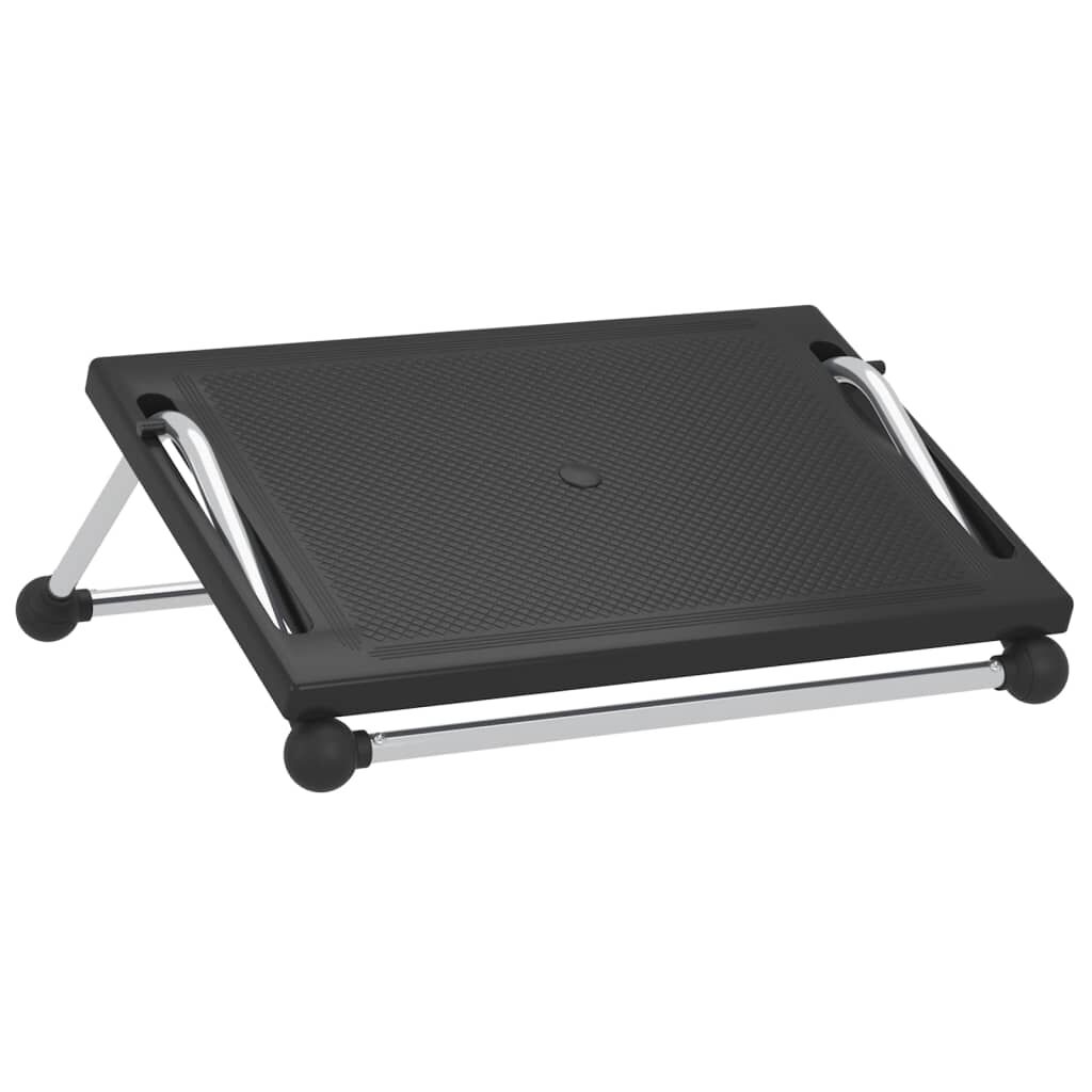 vidaXL Υποπόδιο Μαύρο 45 x 40 x 13,5 εκ.