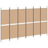 vidaXL &Delta;&iota;&alpha;&chi;&omega;&rho;&iota;&sigma;&tau;&iota;&kappa;ό &Delta;&omega;&mu;&alpha;&tau;ί&omicron;&upsilon; 6-&Pi;ά&nu;&epsilon;&lambda; &Mu;&pi;&epsilon;&zeta; 300 x 180 cm Ύ&phi;&alpha;&sigma;&mu;&alpha;