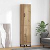 vidaXL Highboard Artisan Oak 34,5 x 34 x 180 &epsilon;&kappa;. &Epsilon;&pi;&epsilon;&xi;&epsilon;&rho;&gamma;&alpha;&sigma;&mu;έ&nu;&omicron; &xi;ύ&lambda;&omicron;
