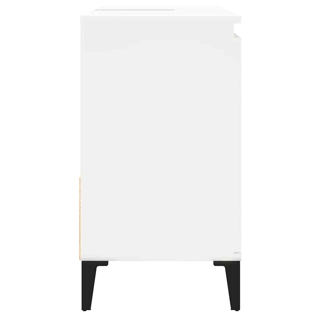 vidaXL Ντουλάπι Μπάνιου Λευκό 65 x 33 x 60 εκ. από Επεξεργασμένο Ξύλο