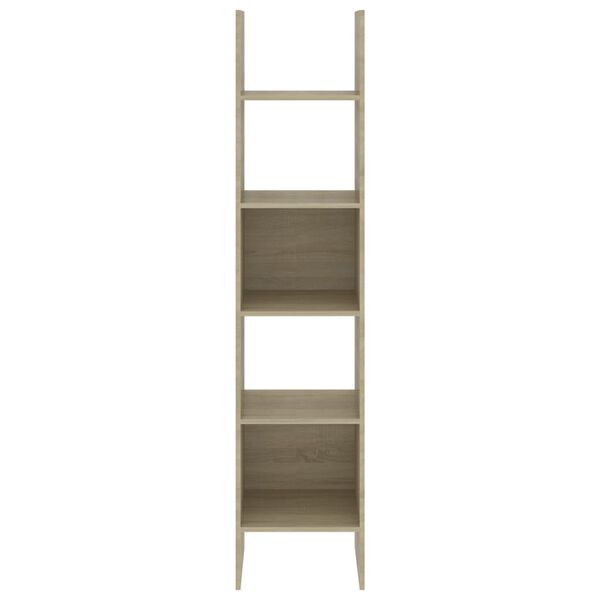 vidaXL Βιβλιοθήκη Χρώμα Sonoma Δρυς 40 x 35 x 180 εκ. από Επεξ. Ξύλο