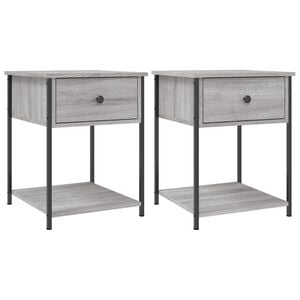 vidaXL &Kappa;&omicron;&mu;&omicron;&delta;ί&nu;&alpha; 2 &tau;&epsilon;&mu; &Gamma;&kappa;&rho;&iota; Sonoma 44x45x58 &epsilon;&kappa;. &alpha;&pi;ό &Epsilon;&pi;&epsilon;&xi;&epsilon;&rho;&gamma;&alpha;&sigma;&mu;έ&nu;&omicron; &Xi;ύ&lambda;&omicron;
