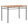 vidaXL Τραπεζαρία Καφέ 120 x 70 x 75 εκ. από MDF