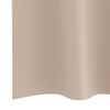 vidaXL Κουρτίνες με κουρτίνες 2 pcs Taupe 140x140cm Πολυεστέρας