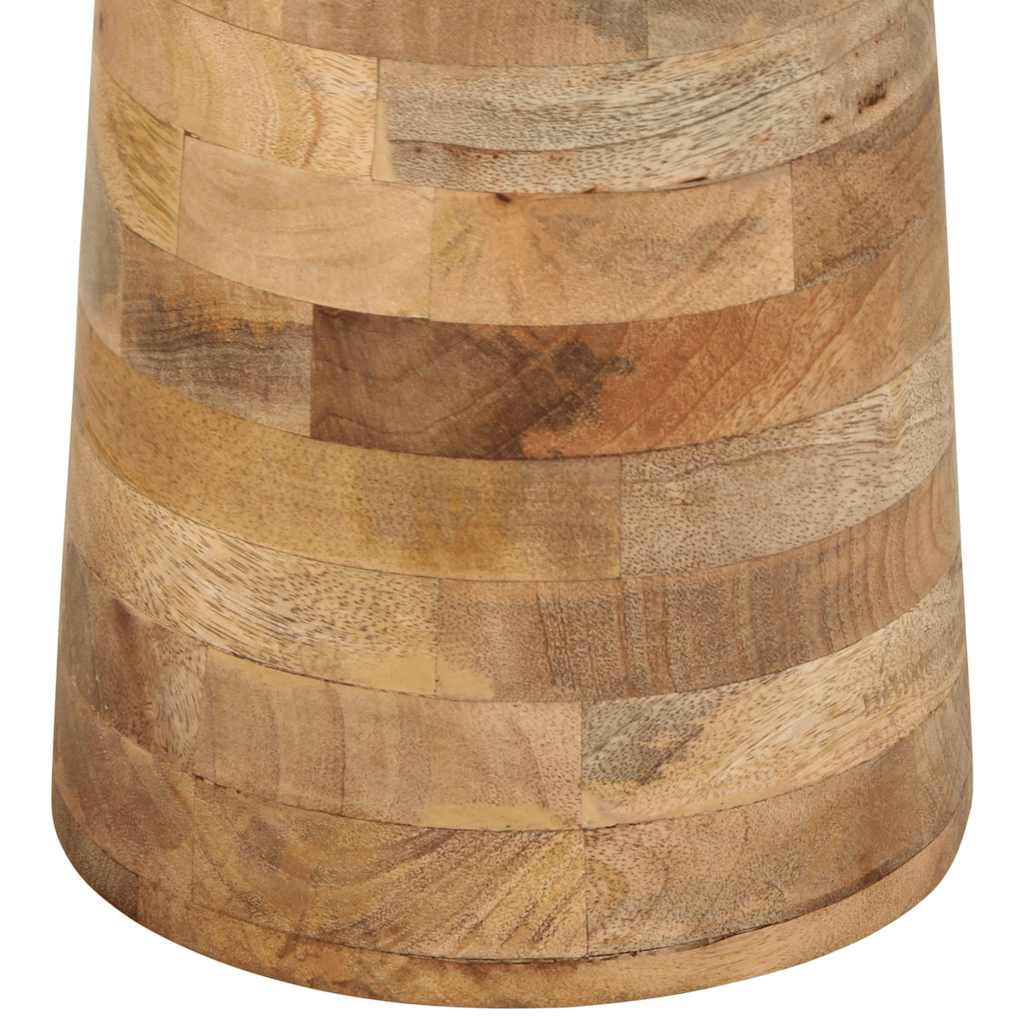 vidaXL Συνοδευτικό τραπέζι Ø33x50 cm Μασίφ ξύλο Mango