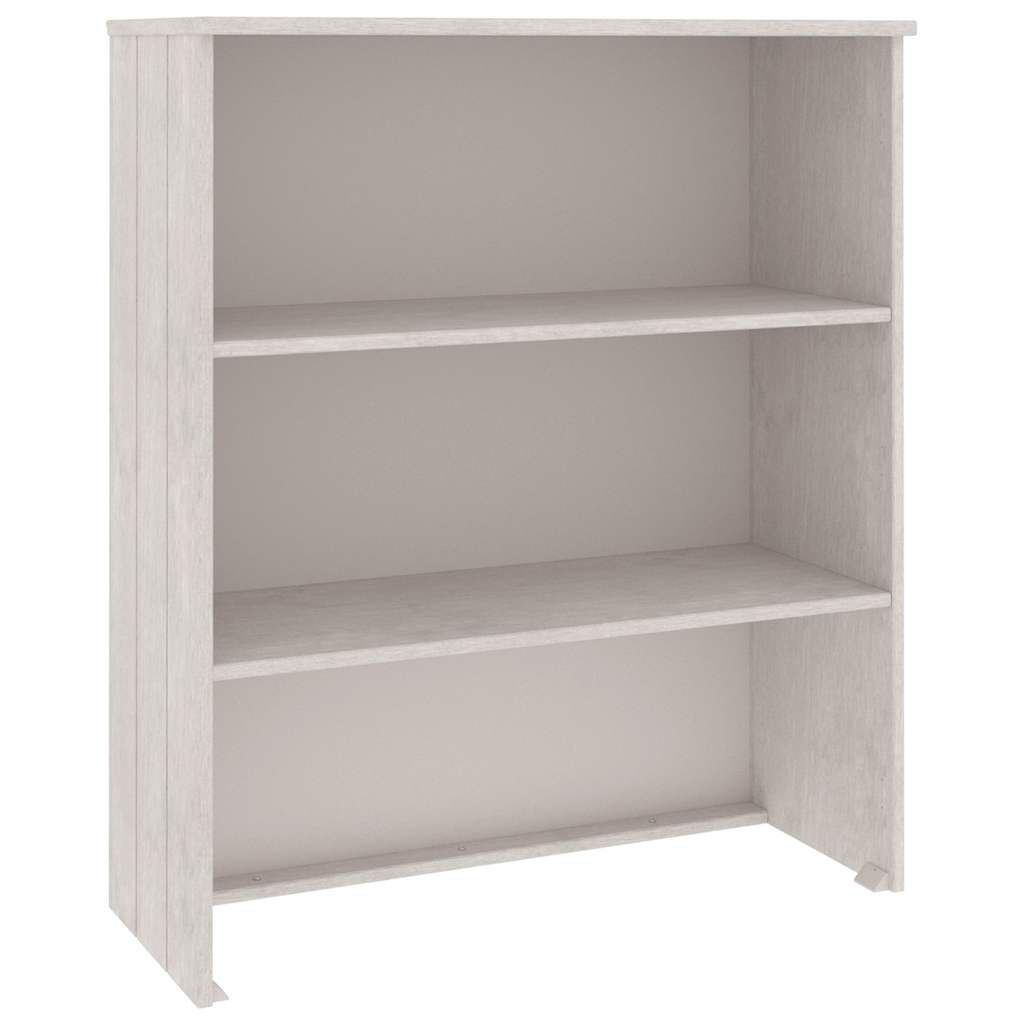 vidaXL Πάνω Μέρος Ντουλαπιού HAMAR Λευκό 85x35x100 εκ. Μασίφ Πεύκο