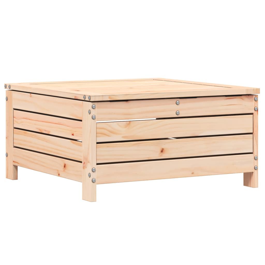 vidaXL Υποπόδιο Κήπου 62 x 63,5 x 32 εκ. από Μασίφ Ξύλο Πεύκου