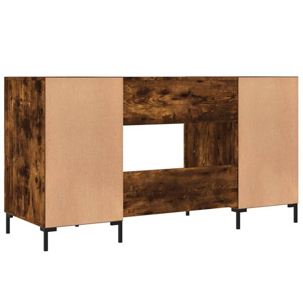 vidaXL Γραφείο Καπνιστή Δρυς 140 x 50 x 75 εκ. από Επεξεργασμένο Ξύλο