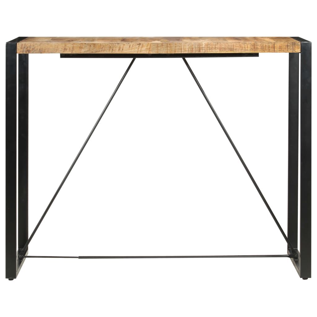 vidaXL Τραπέζι Μπαρ 140 x 70 x 110 εκ. από Μασίφ Ξύλο Μάνγκο