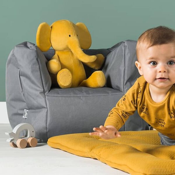 Jollein Πουφ Σκούρο Γκρι