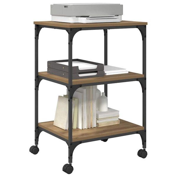 vidaXL &Sigma;&tau;&alpha;&nu;&tau; &Epsilon;&kappa;&tau;&upsilon;&pi;&omega;&tau;ή Artisan Oak 50 x 41 x 75 &epsilon;&kappa; &Epsilon;&pi;&epsilon;&xi;&epsilon;&rho;&gamma;&alpha;&sigma;&mu;έ&nu;&omicron; &xi;ύ&lambda;&omicron;