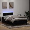 vidaXL &Kappa;&rho;&epsilon;&beta;ά&tau;&iota; Boxspring &mu;&epsilon; &Sigma;&tau;&rho;ώ&mu;&alpha; & LED &Mu;&alpha;ύ&rho;&omicron; 120x210 &epsilon;&kappa;. &Beta;&epsilon;&lambda;&omicron;ύ&delta;&iota;&nu;&omicron;