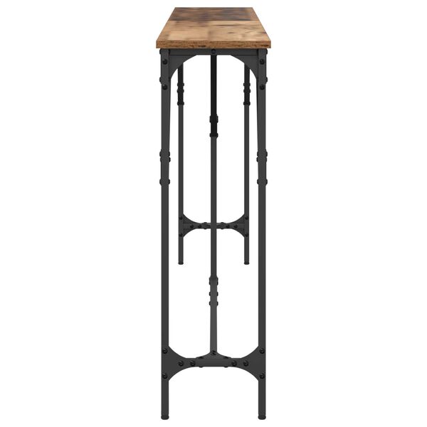 vidaXL Τραπέζι κονσόλας Παλιό Ξύλο 180 x 23 x 75 cm