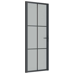 vidaXL &Epsilon;&sigma;&omega;&tau;&epsilon;&rho;&iota;&kappa;ή &Pi;ό&rho;&tau;&alpha; 76x201,5 &epsilon;&kappa;. &Mu;&alpha;ύ&rho;&omicron; &Mu;&alpha;&tau; &Gamma;&upsilon;&alpha;&lambda;ί &kappa;&alpha;&iota; &Alpha;&lambda;&omicron;&upsilon;&mu;ί&nu;&iota;&omicron;