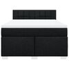 vidaXL &Kappa;&rho;&epsilon;&beta;ά&tau;&iota; Boxspring &mu;&epsilon; &Sigma;&tau;&rho;ώ&mu;&alpha; &Mu;&alpha;ύ&rho;&omicron; 140x200 &epsilon;&kappa;. &Upsilon;&phi;&alpha;&sigma;&mu;ά&tau;&iota;&nu;&omicron;